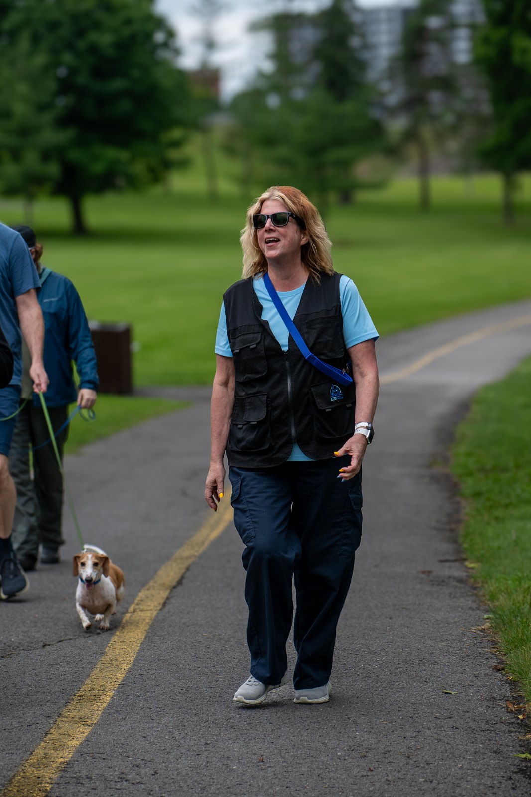 Nancy at a BetterDog Pack Walk